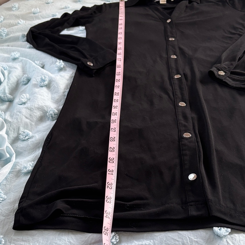 MICHAEL Michael Kors Black Shirt Dress - Picture 5 of 7